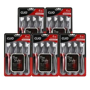 크리오 더스타일 향균 초극세모 칫솔 4입 5개(20개)