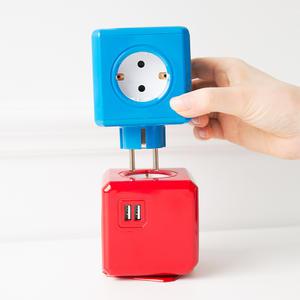 파워큐브 큐브형 멀티탭 디자인 멀티콘센트 5구 4구 USB