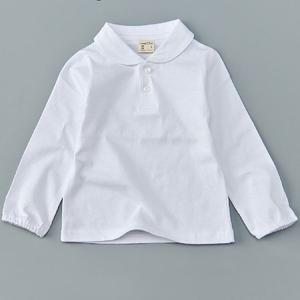 [모데쯔]아동 주니어 기본 둥근카라 티셔츠 흰색 행사 단체 촬영 유치원 음악회 초등학생