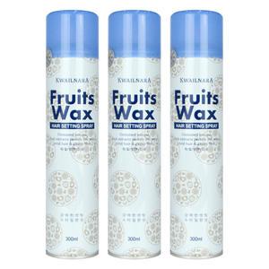 과일나라 후르츠왁스 헤어 세팅 스프레이300ml 3개
