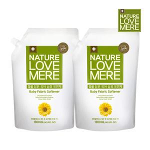 네이쳐러브메레 아기섬유유연제 국화 리필형 1300ml 2팩