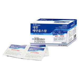 대한 에탄올스왑 1박스 100매입 에탄올 알콜솜