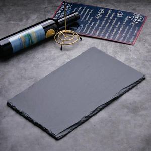 내츄럴 직사각 돌접시 3호 스톤 플레이트 스테이크 안주 디저트 치즈 플레이팅 접시 그릇