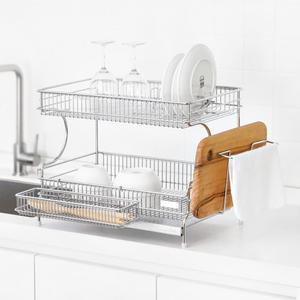 로긴 쟁반형 올스텐 식기건조대 2단 (풀세트)
