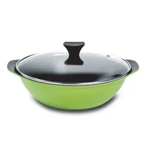 키친아트 오뎅탕 샤브샤브 전골 냄비 28사이즈 그린