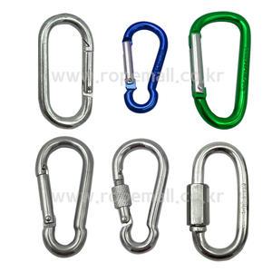 비너 비나 스텐비너 강철 스크류 퀵링크 알루미늄 에어팟고리 캠핑고리 최다사이즈보유