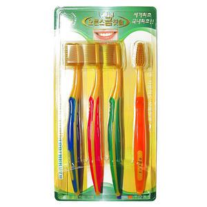 오픈스 금칫솔 이중모 금이온 부드러운 미세모 4P세트