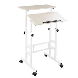 스탠딩책상 수동 높이조절 테이블 데스크 컴퓨터 이동식 책상 가성비 실속형 ST-2B