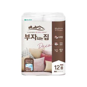 부자되는집 두루마리 화장지 2겹 35m 12롤