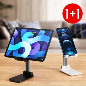 총 2개 스마트폰 거치대 스탠드 접이식 높이조절 각도조절 탁상용 핸드폰