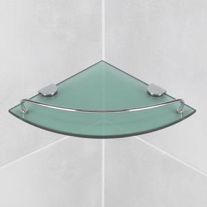 강화유리 욕실 코너 선반