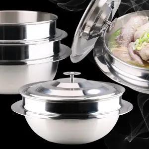스텐 3중 대형 가마솥 36 인덕션 업소용 솥단지 냄비