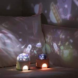 [무아스] 트윙클 회전식 프로젝터 멜로디 무드등