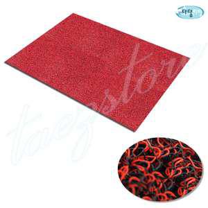 투톤코일 현관매트/레드블랙 사이즈모음 베란다매트