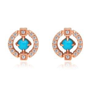 [라디오사] 14K 터키석 귀걸이 LK14JJ-10204E