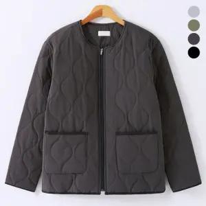 항아리 퀄팅누빔 오버핏 경량 자켓 DMPD2003