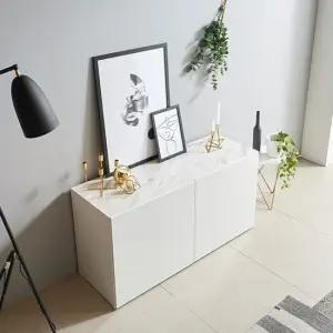 삼익가구 레오 대리석 상판 높은 거실장 수납장 1200 착불