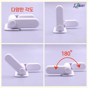 아기 유아 방문 문 고리 안전 용품 잠금 장치 열림 열기 방지 손잡이 고정 고양이 도어락