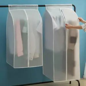 대용량 투명 비닐 옷 커버 행거 가리개 덮개 코트 패딩 보관 의류 커버