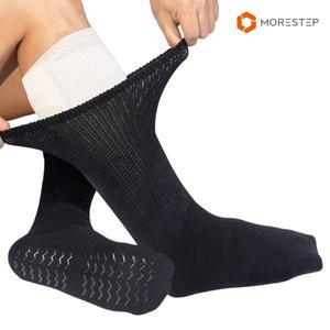 [모어스텝] 논슬립 무압박 슈퍼와이드 부종 깁스전문양말