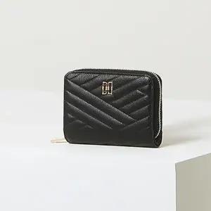 [닥스](강남점)DCWA2F216 [CARLISLE] 블랙 DD로고 소가죽 반지갑