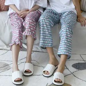 [보리보리/속옷도둑]순면 특면 커플 잠옷바지 남성 파자마 여성 수면바지
