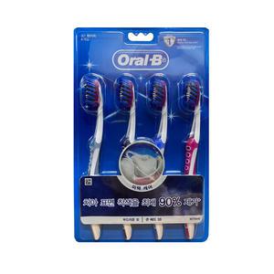오랄비 3D 화이트 칫솔 4개입 /
