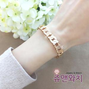 쥬앤와치 14K 18K팔찌 아모르 여성팔찌