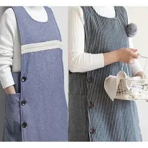 두꺼운 겨울 야외 누빔앞치마 누비 앞치마 (3컬러)