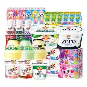빙그레 요플레 그릭요거트 제로 무당 플레인 짜먹는 키즈 캐치티니핑 뽀로로 요구르트 프로틴 드링크 닥터캡슐 단지우유 냉장음료 모음