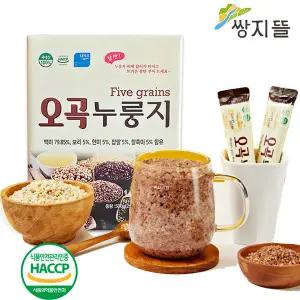 쌍지뜰 오곡누룽지 (25gx20스틱) ~간편하게 즐기는 누룽지