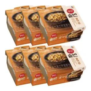 (CJ제일제당) 햇반 솥반 꿀약밥 210g X 6입