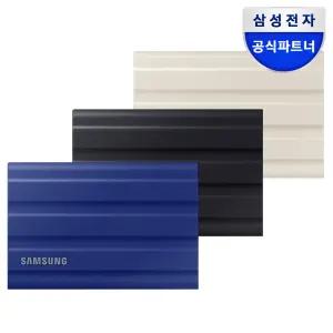 삼성전자 공식인증 외장SSD T7 Shield 1TB USB 3.2 Gen 2 MU-PE1T0 (정품)+파우치