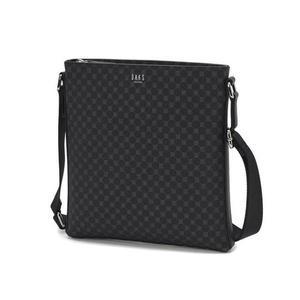 [닥스](강남점)DBBA2F470BK [LOUIS BRIDGE] 블랙 로고패턴 가죽 크로스백