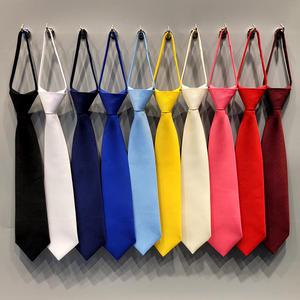 [남자친구] 컬러플 솔리드 자동넥타이 여자넥타이 여성타이