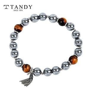 [기타]탠디(TANDY) 테라헤르츠 브라운 호안석 여성용 패션 팔찌 TH820