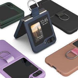 [신지모루] 갤럭시 Z플립 링플립 케이스 스트랩 스마트링 고리 링거치 케이스 Z플립5 플립4