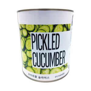 제이쿱 후레쉬 오이피클 슬라이스 3kg 민무늬 수제느낌 물씬 아삭