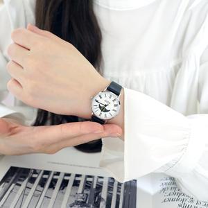 [쥴리어스]클래식 로마숫자 문페이즈 정장 심플 여성 가죽시계 3종