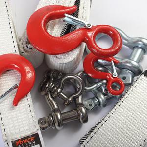 슬링벨트 25mm~100mm(1M~5M) 단조 스텐샤클 아이훅 0.5~4.75톤 실링바 크레인바 리프팅 후크 연결고리 벨트