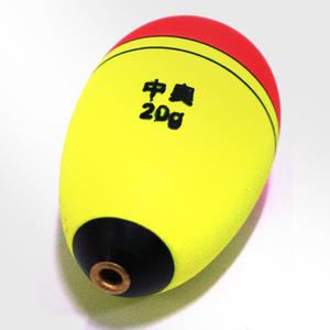 원형 EVA 낚시찌 관통형 4.5g 바다 던질 구멍찌 원투 채비