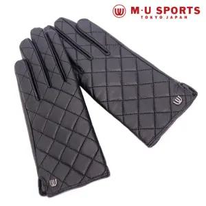 [롯데백화점]엠유스포츠 누빔커플 여성 가죽장갑 MK-41407