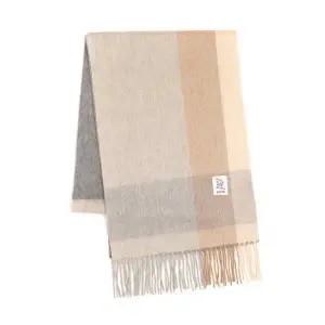 [롯데백화점]리끌로우 LAND 캐시미어 100 체크 머플러 베이지