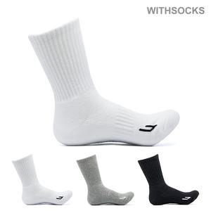 여성48 스포츠양말 두꺼운양말 이중바닥 장목 크루