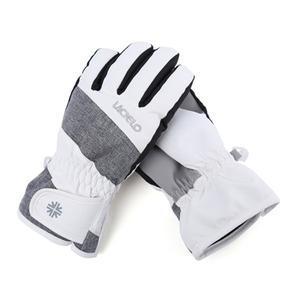 [라시엘로] 주니어 아동 스키장갑 LAJ-1905-WHITE 방한 보드 장갑