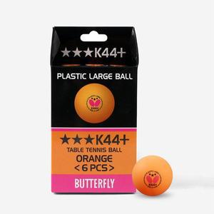 [버터플라이] 라지볼 시합구 K44+ 경기용 (6입) /탁구공
