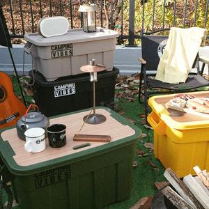 캠핑바이브스 멀티카고박스 75리터 캠핑 토트박스