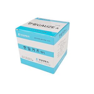 한일 거즈에이 3인치 7.5 x 7.5cm x 8p 50매 1박스 접은거즈 가아제