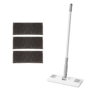 에이클린 소형(25cm)그레이 청소밀대걸레+회색루프물걸레패드3장