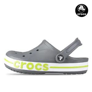 크록스 바야밴드 클로그 남자 여성 슬리퍼 샌들 슬레이트 그레이 205089-0GX